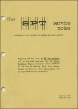 SPT Service Notes: May-June 1971