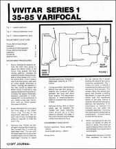 Vivitar Series-1 35-85mm f2.8 VariFocal Repair Article