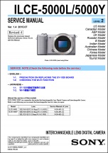 Sony A5000 Service Manual