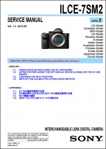 Sony a7S II (ILCE-7SM2) Service Manual