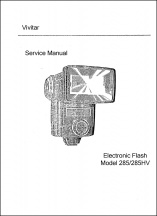 Vivitar 285 Service Manual