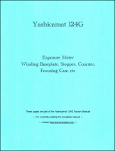 YashicaMat 124G Service Manual (Partial)