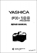 Yashica FX-103 Program Service Manual