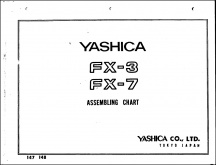 Yashica FX-3 and FX-7 Assembly Chart